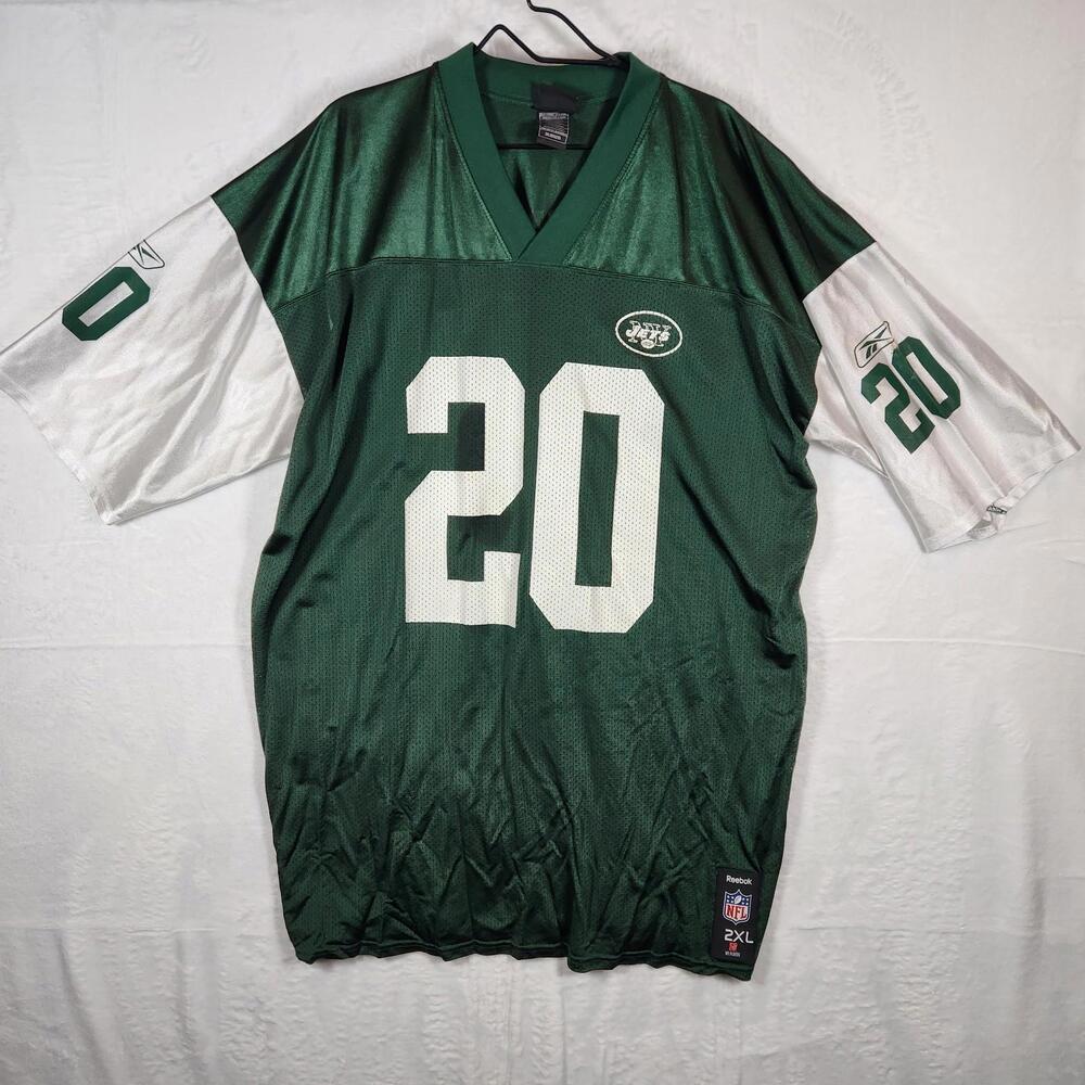Reebok #20 Thomas Jones NY Jets Jersey Size‎ 2XL